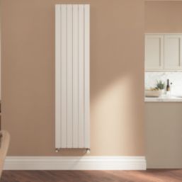 Flomasta  1800mm x 433mm 4756BTU White Vertical Designer Radiator