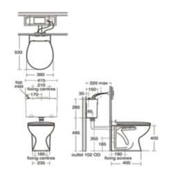 Armitage Shanks Sandringham 21  Back-to-Wall Pack