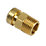 Tectite Sprint  Brass Push-Fit Adapting Male Coupler 15mm x 1/2"