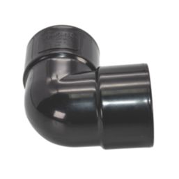 FloPlast Solvent Weld Bends 90° Black 40mm 5 Pack