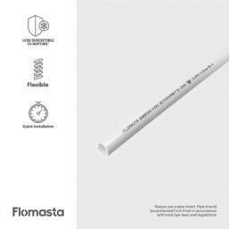 Flomasta   PE-X Pipe 22mm x 2m White