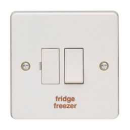 Crabtree Capital 13A Switched Fridge Freezer Fused Spur  White