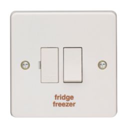 Crabtree Capital 13A Switched Fridge Freezer Fused Spur  White