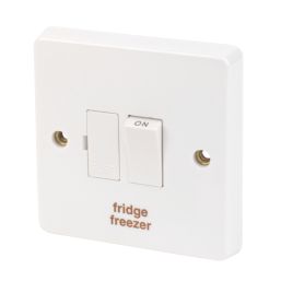 Crabtree Capital 13A Switched Fridge Freezer Fused Spur  White