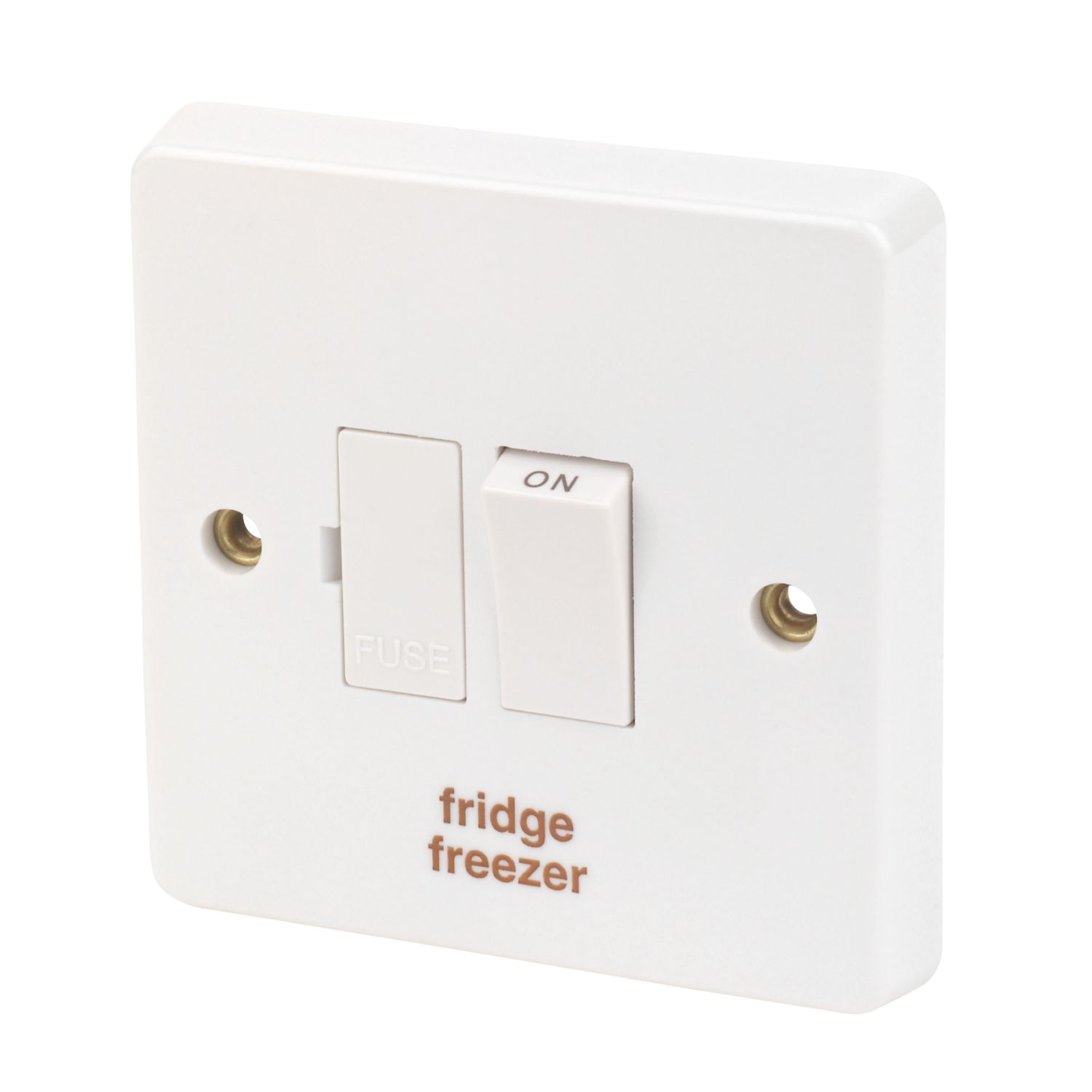 Crabtree Capital 13A Switched Fridge Freezer Fused Spur White (9436J)