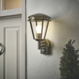 Antler Outdoor Wall Light Brushed Stainless Steel