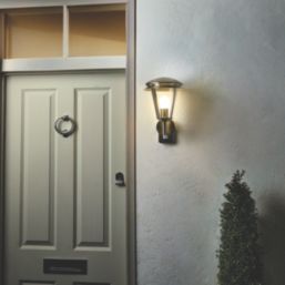 Antler Outdoor Wall Light Brushed Stainless Steel