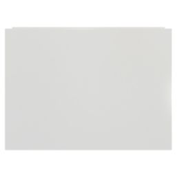 Ultra Strong Straight Bath End Panel 700mm White Gloss