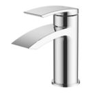 Refurb  Wye Chrome 150mm Cloakroom Lever Mono Basin Mixer Tap  With Clicker Waste