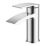 Refurb  Wye Chrome 150mm Cloakroom Lever Mono Basin Mixer Tap  With Clicker Waste