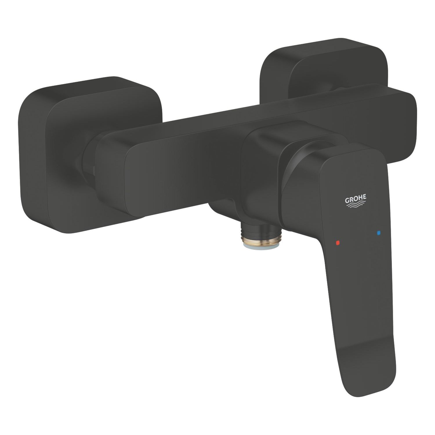 Grohe Dice Exposed Single Outlet Manual Matt Black Single Lever Shower Mixer (943AM)