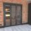 Green & Taylor Heritage 3-Door 1-Clear Light Primed Black Wooden Traditional Internal Bi-Fold Door 2060mm x 1674mm