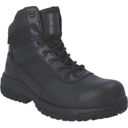 Magnum Vanguard 6.0 Size 4  Black Water-Resistant  Safety Boots