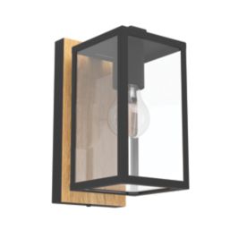 Eglo Budrone Outdoor Outdoor Wall Light Black/Brown