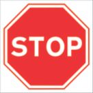 "Stop" Sign 450mm x 450mm