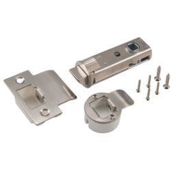 Smith & Locke Polished Nickel Plate Easy-Fit Tubular Latch 73mm Case - 57mm Backset