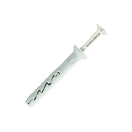 Rawlplug  Nylon Hammer-In Fixings 8mm x 100mm 20 Pack