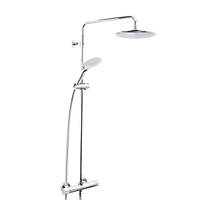 Bristan Carre Rear-Fed Exposed Chrome Thermostatic Mixer Shower