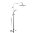 Bristan Carre Rear-Fed Exposed Chrome Thermostatic Mixer Shower
