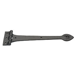 Hardware Solutions Antique Black Straight Heavy Duty Iron Hinges 105mm x 50mm x 30mm