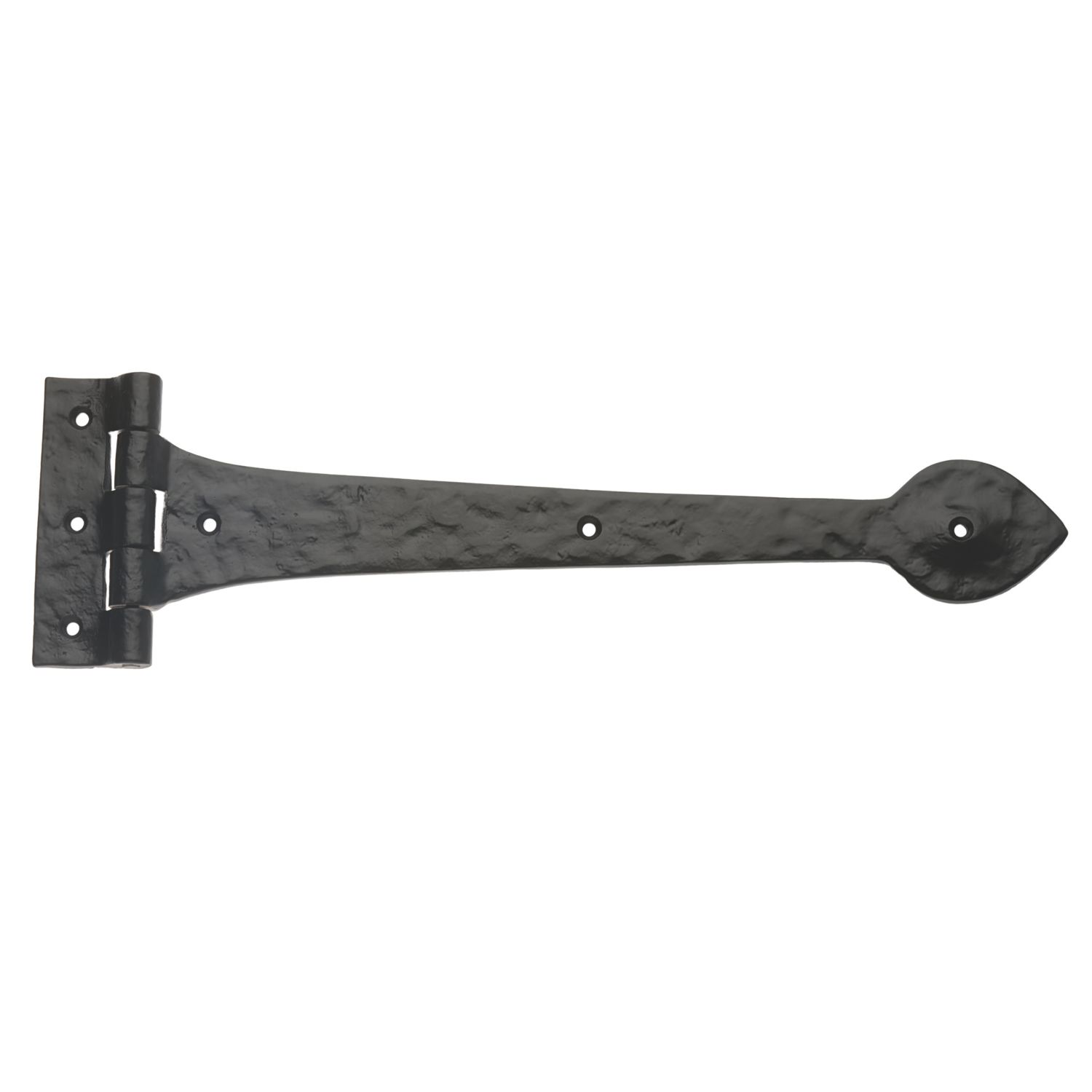 Hardware Solutions Antique Black Straight Heavy Duty Iron Hinges 105mm x 50mm x 30mm (943KK)