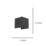 Eglo Rincine Outdoor Rechargeable LED Wall Light With PIR Sensor Black 270lm