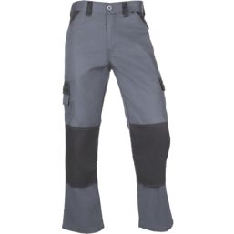 Dickies Everyday Work Trousers Grey/Black 30" W 30" L