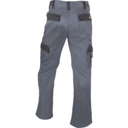 Dickies Everyday Work Trousers Grey/Black 30" W 30" L