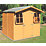 Shire  6' 6" x 6' 6" (Nominal) Apex Shiplap T&G Timber Shed
