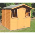 Shire  6' 6" x 6' 6" (Nominal) Apex Shiplap T&G Timber Shed