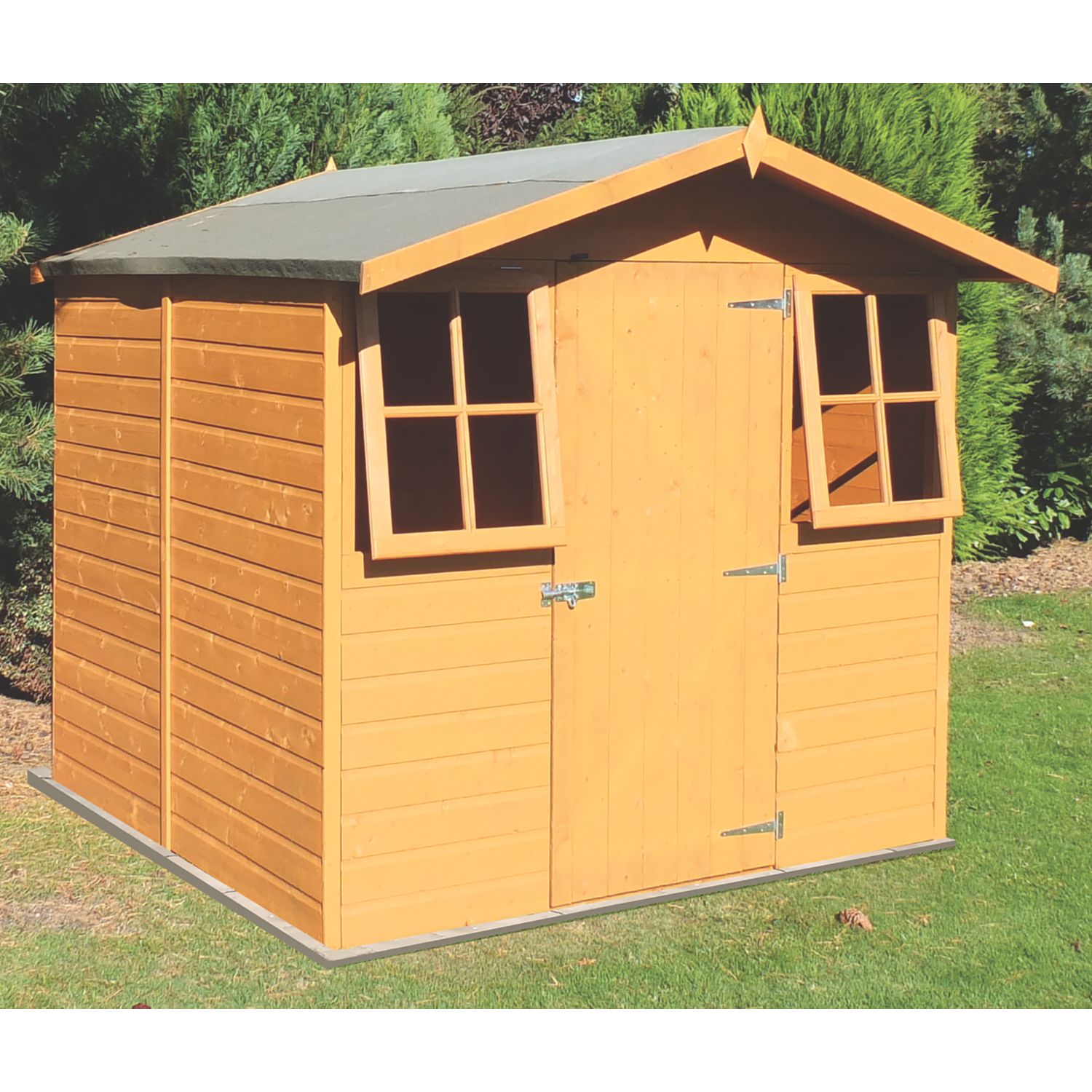 Shire 6' 6" x 6' 6" (Nominal) Apex Shiplap T&G Timber Shed (943TJ)