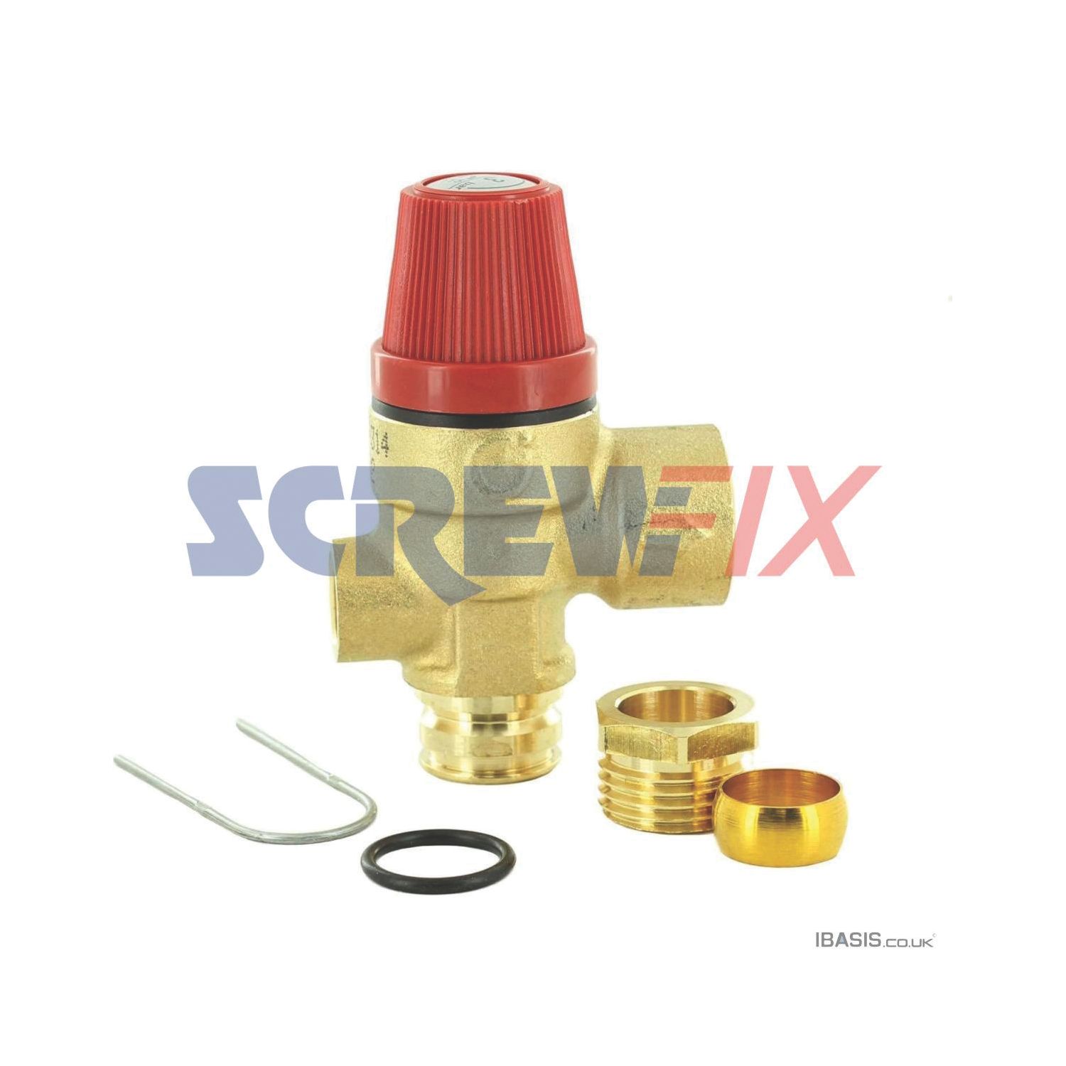Worcester Bosch 87161424220 Pressure Relief Valve - Use 314439 (943TP)