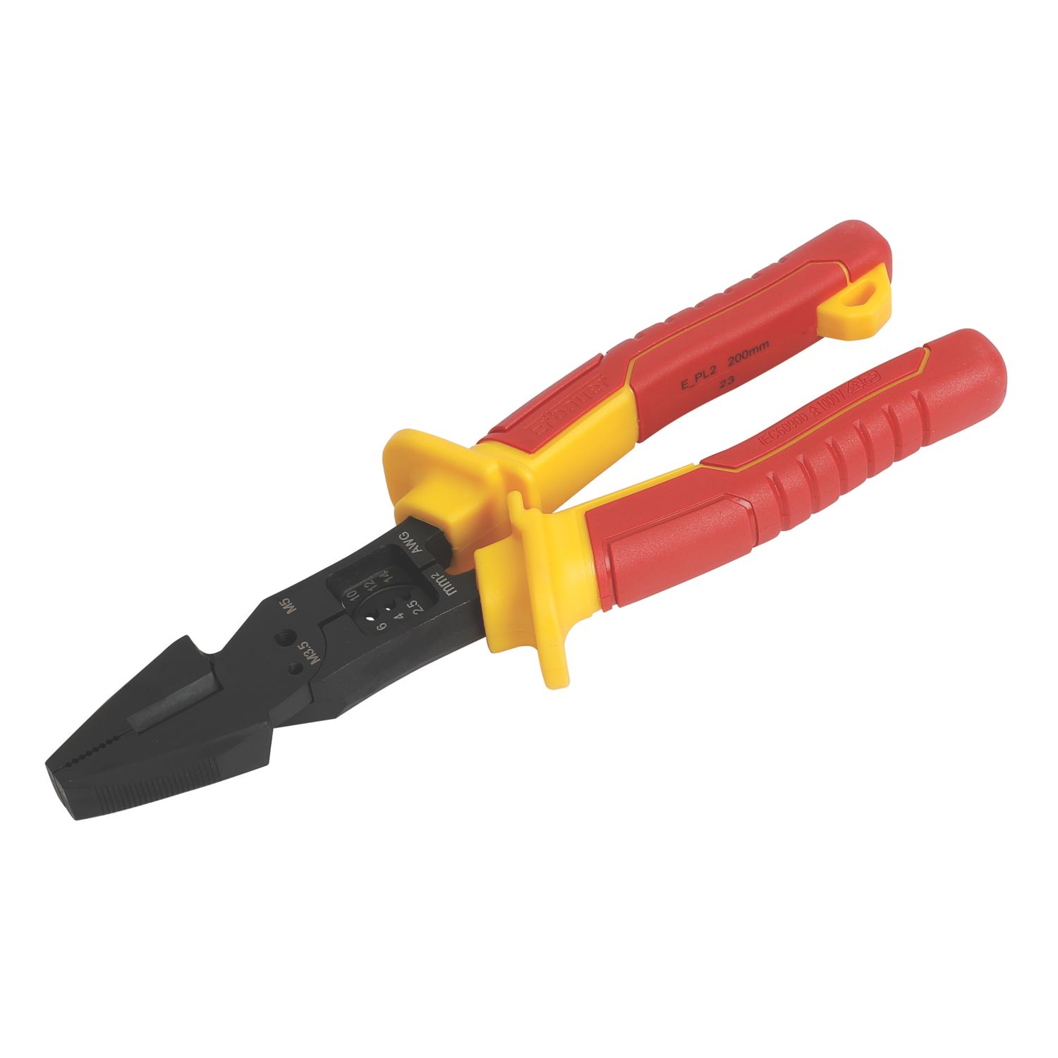 Erbauer VDE M-F Combination Pliers 8¼" (210mm) (943XH)