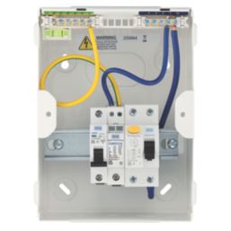 British General  5-Module 5-Way Part-Populated  EV Charger Consumer Unit with SPD