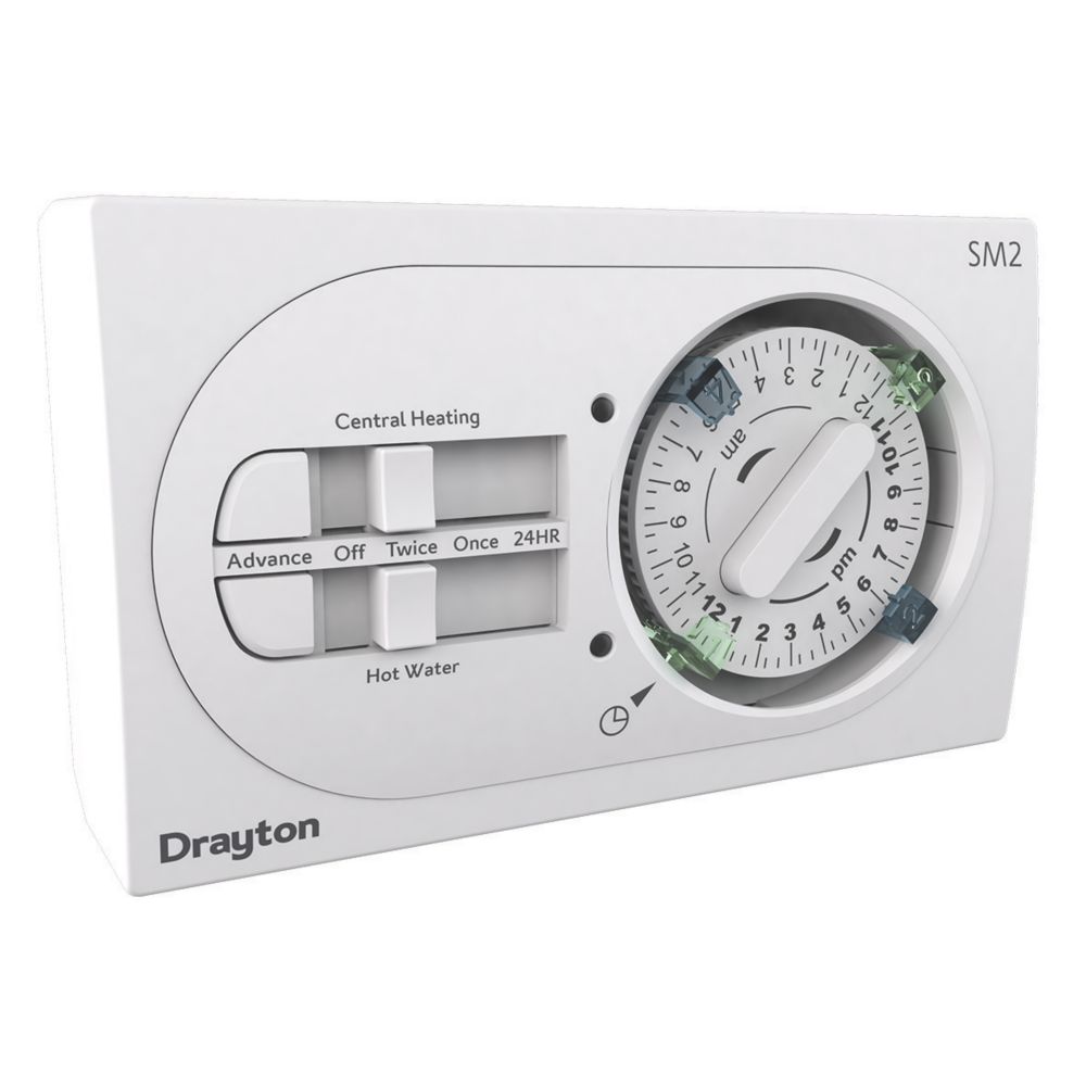 Drayton SM2 2Channel Digital DualChannel Programmer Screwfix