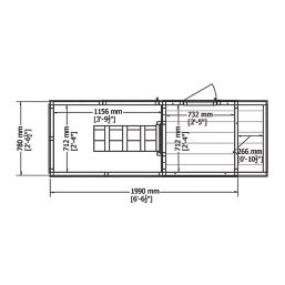 Shire  6' 6" x 2' 6" (Nominal) Timber Chicken Coop