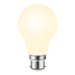 LAP  B22 A60 LED Light Bulb Milky 806lm 4.9W 4 Pack