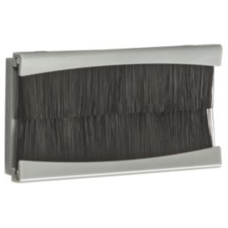 Knightsbridge NETBR4GGY Modular Brush Flex Outlet Grey