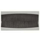 Knightsbridge NETBR4GGY Modular Brush Flex Outlet Grey