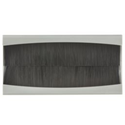 Knightsbridge NETBR4GGY Modular Brush Flex Outlet Grey