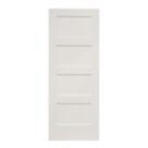 Primed White Wooden 4-Panel Shaker Internal Door 2040mm x 726mm