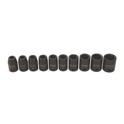 Silverline  1/2" Drive Impact Socket Set 6Pt Metric 10 Pcs