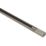 Knightsbridge 1-Circuit Lighting Track 1m Satin Nickel