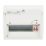 Contactum Defender 1.0 12-Module 10-Way Part-Populated  Main Switch Consumer Unit