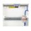 Contactum Defender 1.0 12-Module 10-Way Part-Populated  Main Switch Consumer Unit