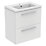 Ideal Standard i.life S Wall Hung Vanity Unit with Chrome Handles & Basin Gloss White 610mm x 385mm x 665mm