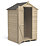 Forest  4' x 3' (Nominal) Apex Overlap Timber Shed