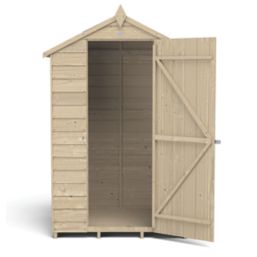 Forest  4' x 3' (Nominal) Apex Overlap Timber Shed
