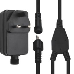 Luceco  Outdoor LED Garden Spike Lights Black 4 x 3W 4x200lm 4 Pack