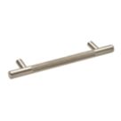 Elite Knobs & Handles Kensington Knurled T Bar Handle Brushed Nickel 180mm